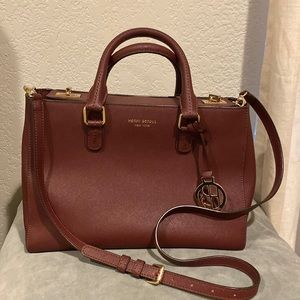 Henri Bendel • Turlock Satchel • Oxblood